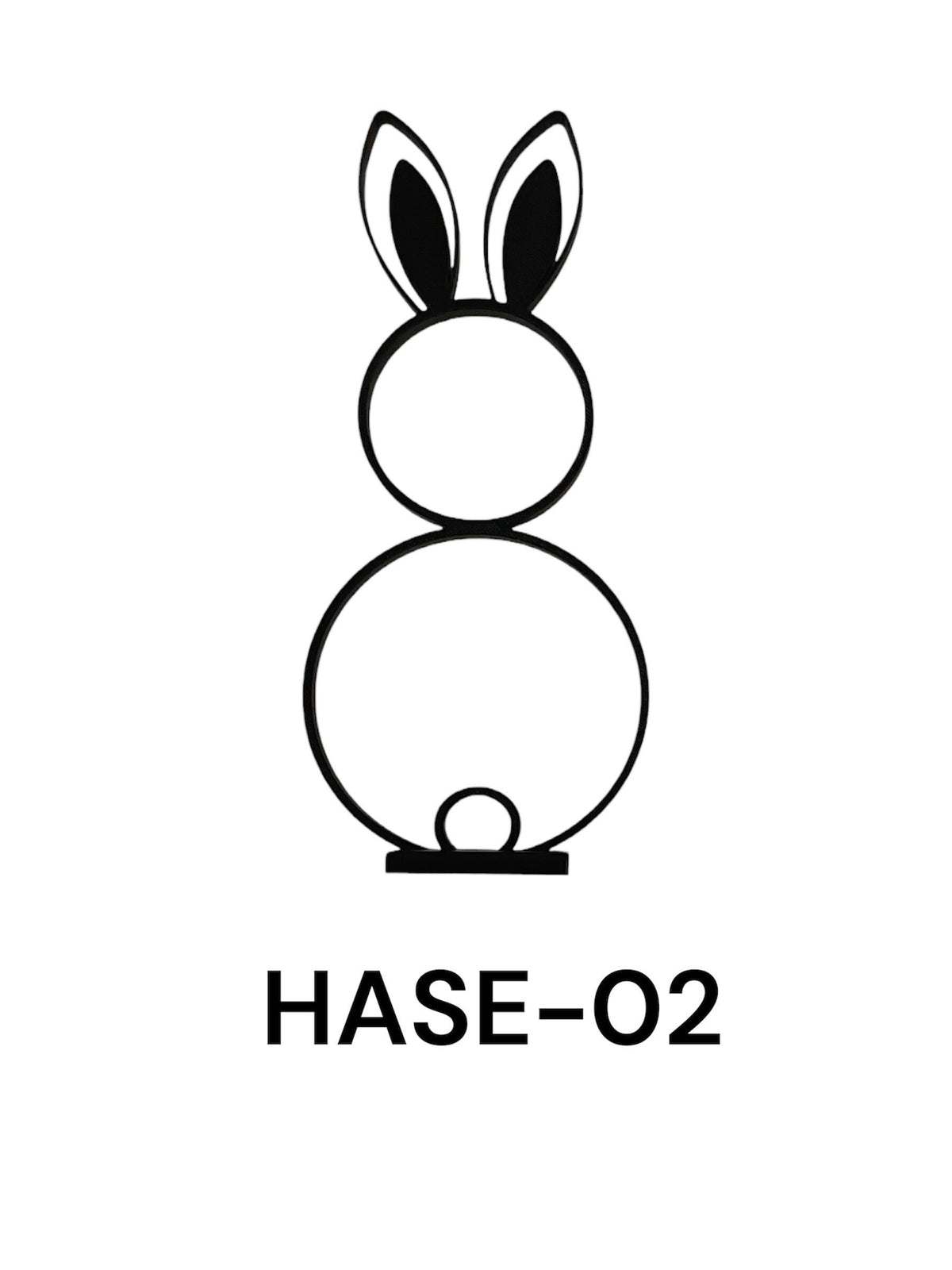 Hasen Deko 3D Druck | Moderne Osterdeko minimalistisch | Tischdeko Frühling | Geschenk Ostern | Wohnaccessoire