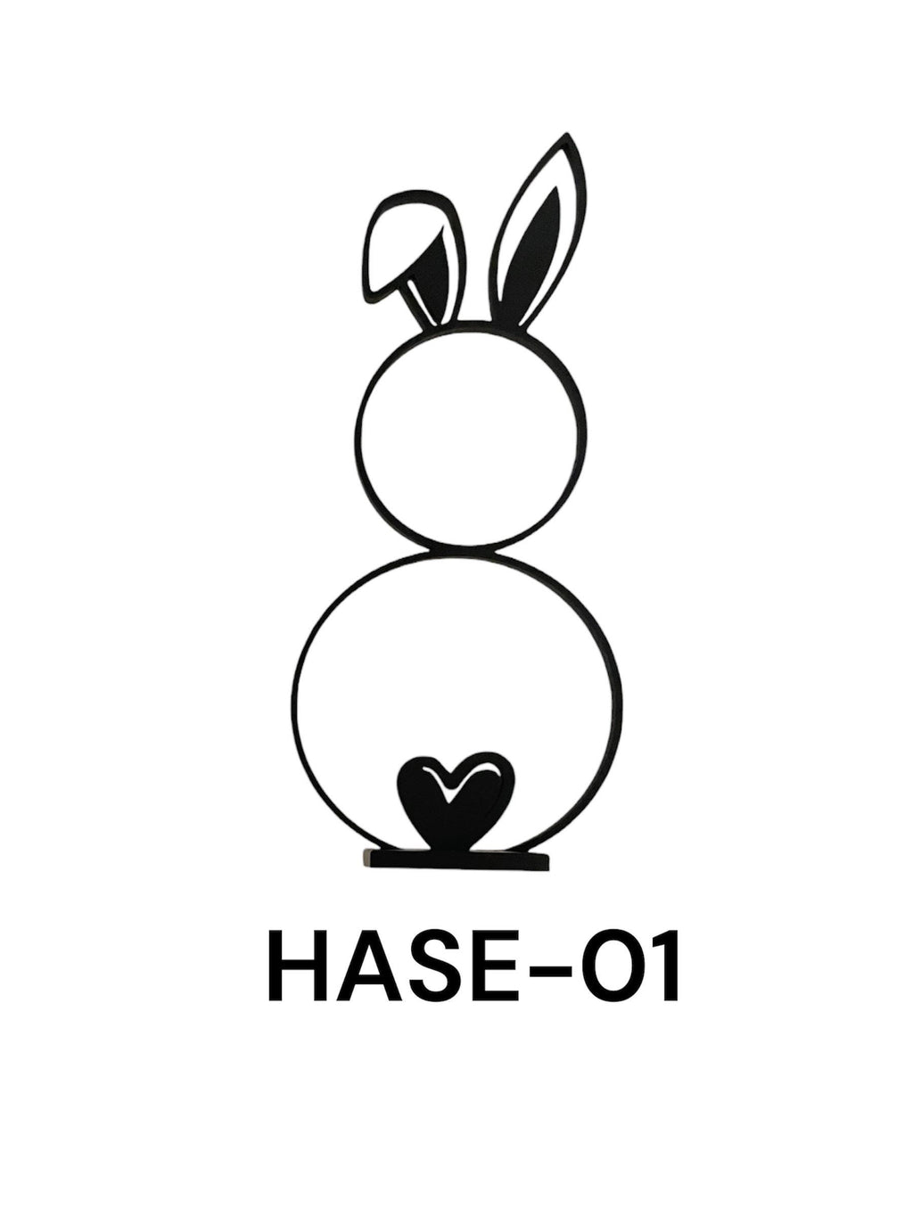 Hasen Deko 3D Druck | Moderne Osterdeko minimalistisch | Tischdeko Frühling | Geschenk Ostern | Wohnaccessoire