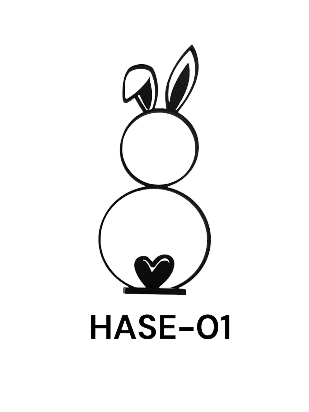 Hasen Deko 3D Druck | Moderne Osterdeko minimalistisch | Tischdeko Frühling | Geschenk Ostern | Wohnaccessoire