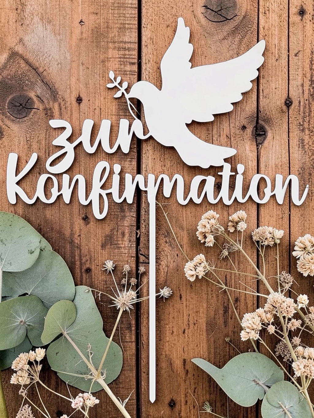 Cake Topper Konfirmation | Personalisierbar | Tortenstecker | Tortendeko | Geschenkidee Konfirmation | 3D-Druck