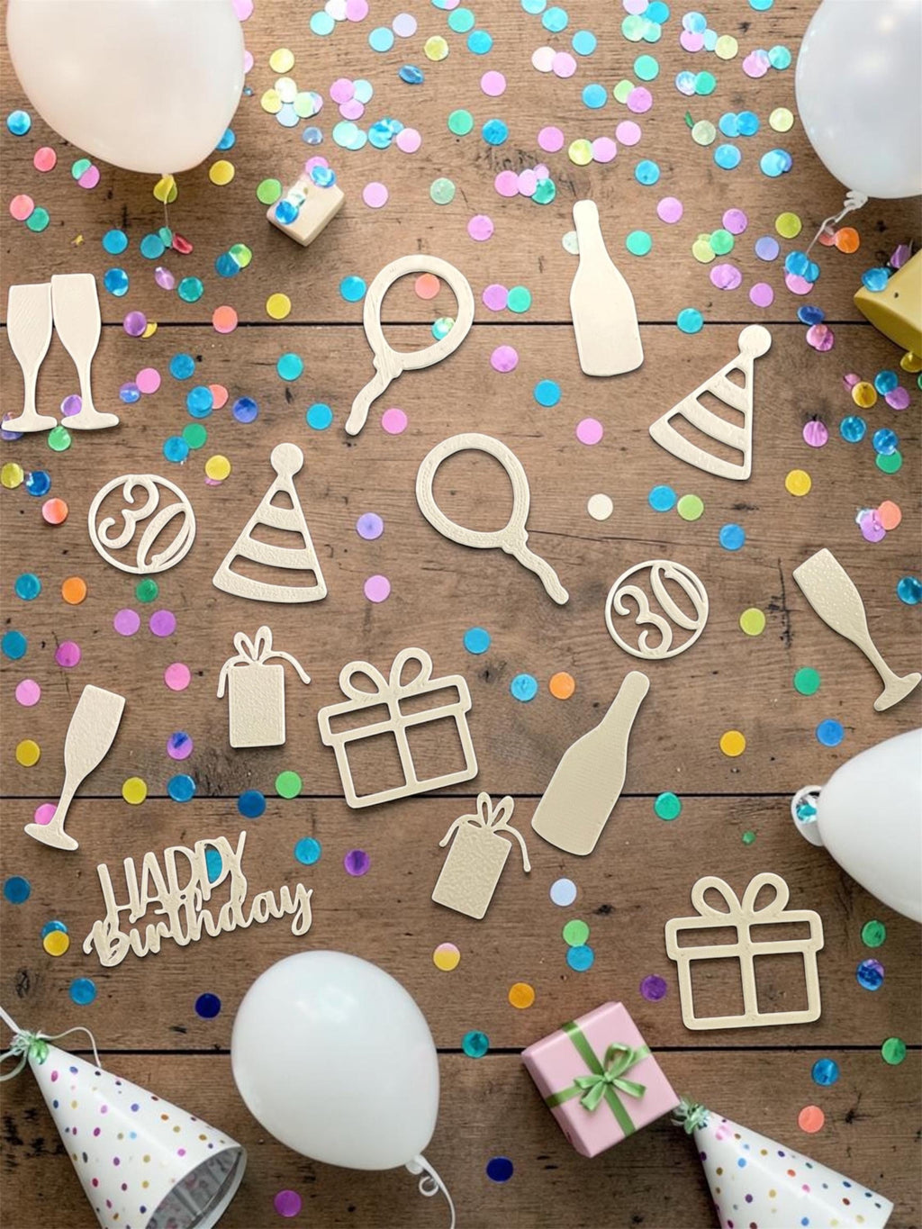 Streudeko Geburtstag personalisiert | Tischdeko Geburtstag | Konfetti Deko Party | Alter individuell | Geburtstag Deko S