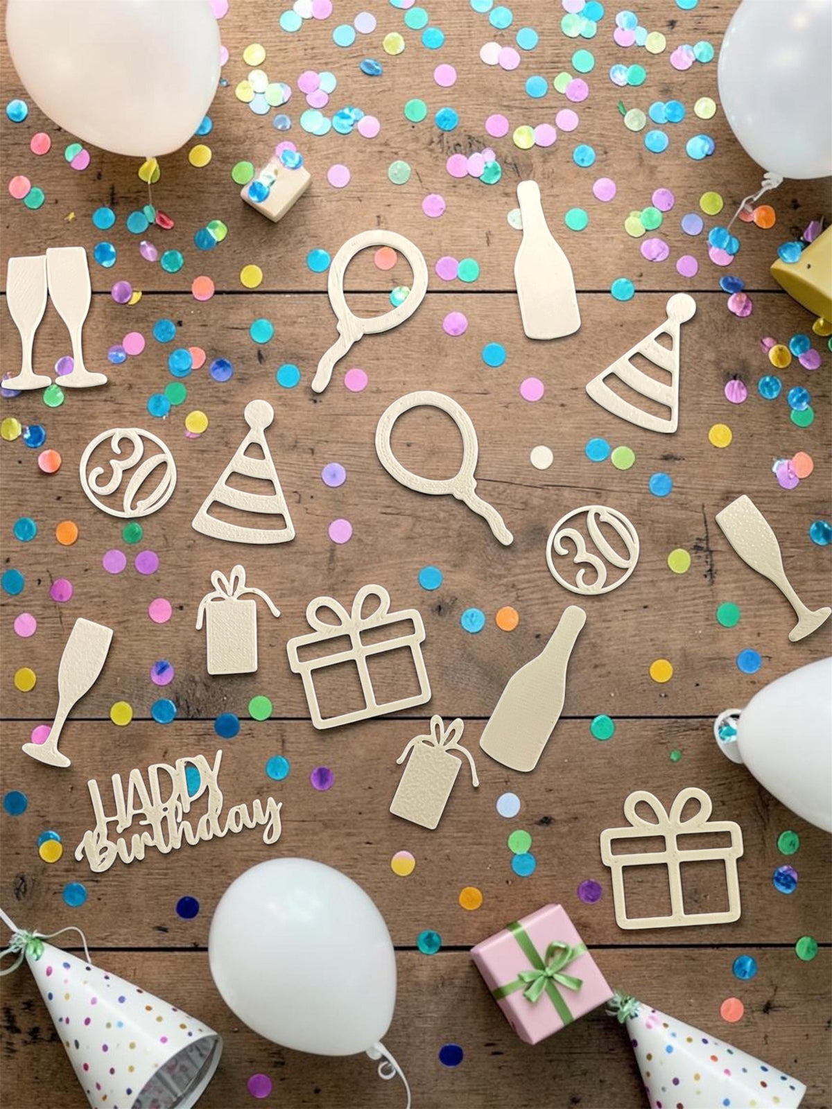 Streudeko Geburtstag personalisiert | Tischdeko Geburtstag | Konfetti Deko Party | Alter individuell | Geburtstag Deko S