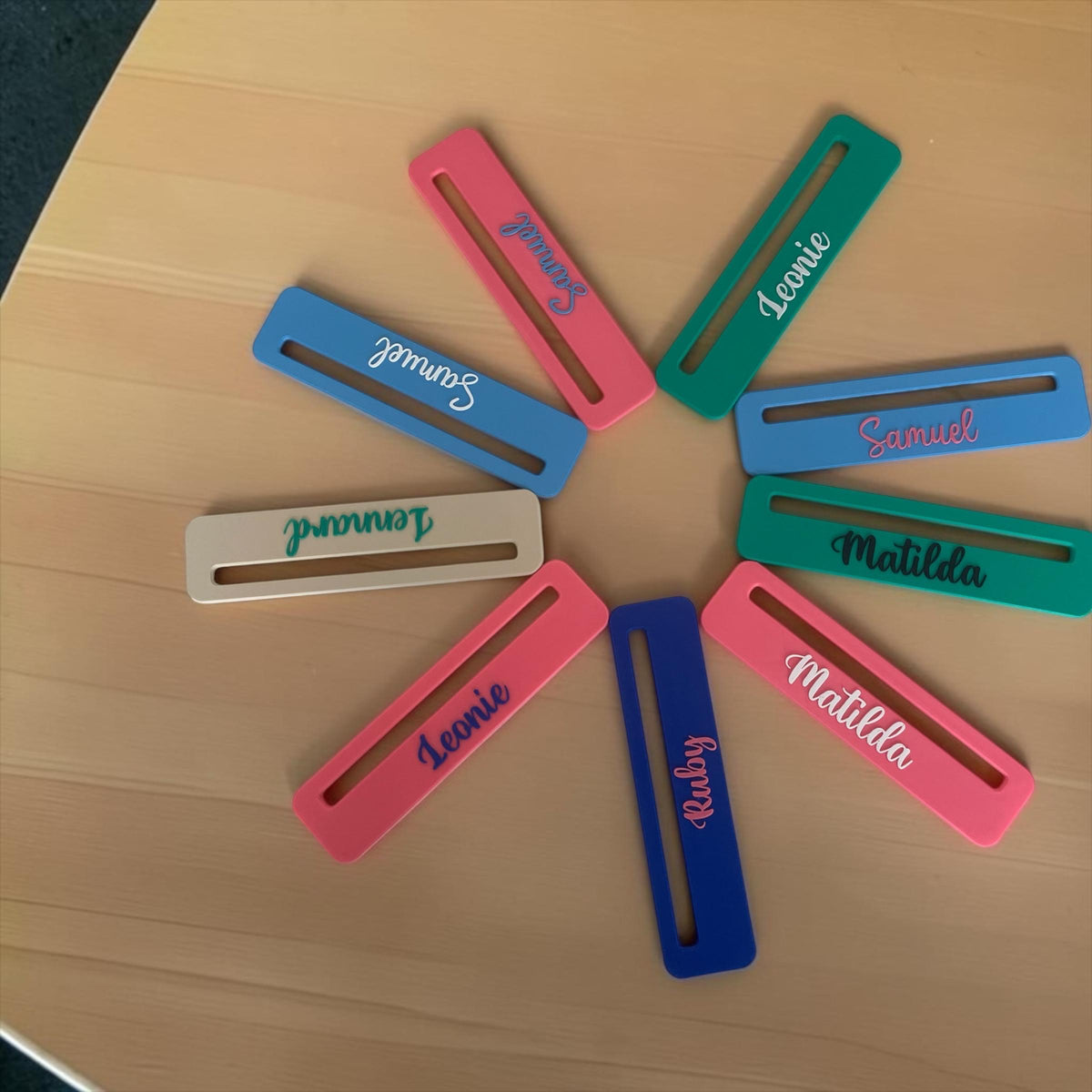 Personalisierte Lesehilfe zur Einschulung | Lesefenster mit Namen | Geschenk für Schulanfänger | 3D Druck Lesezeichen | 