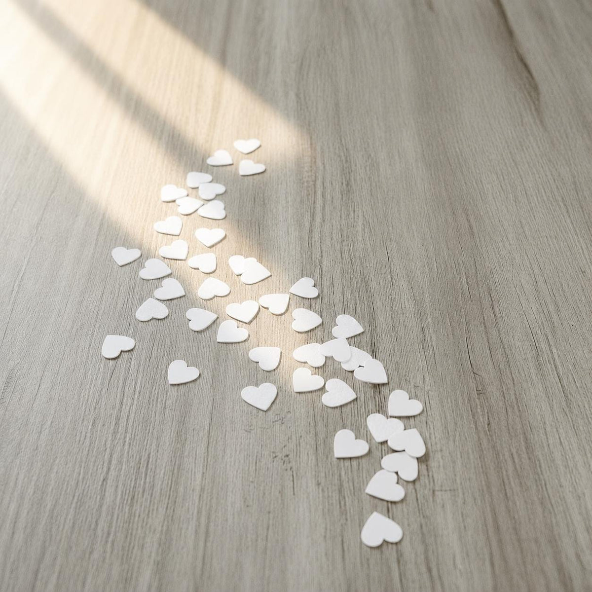 Mini Herz Streudeko Hochzeit | Streuherzen Tischdeko aus 3D Druck | Verschiedene Farben | 12 mm Herzen