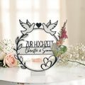 Geldgeschenk Hochzeit personalisiert | 3D Druck Geldhalter mit Namen | Hochzeitsgeschenk Tauben Herz | Geschenk Brautpaa