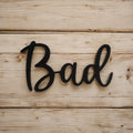 Bad Türschild personalisiert | Modernes Badezimmer Schild aus 3D Druck | Minimalistische Badezimmer Deko