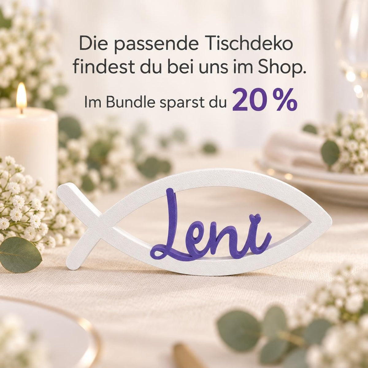 Personalisierter Cake Topper Taufe Kommunion Konfirmation | Tortenstecker mit Name | Christliche Tortendeko