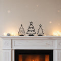 3D-gedruckte Weihnachtsbäume – Minimalistische Deko für die Winterzeit | 3er-Set